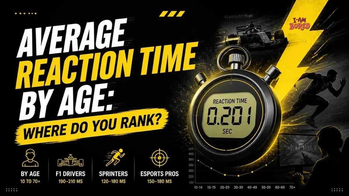 Average Reaction Time by Age: Where Do You Rank? | I Am Bored