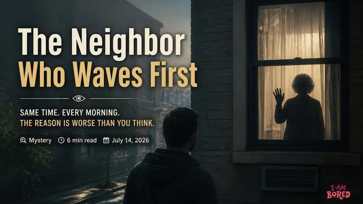 The Neighbor Who Waves First | I Am Bored