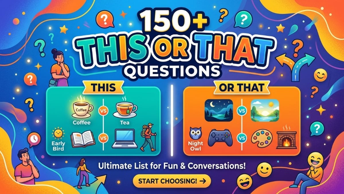 150+ This or That Questions | I Am Bored